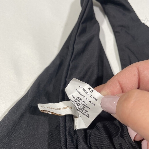 NWD BECCA Shirred Back Hipster Bikini Bottoms in Black [ Medium ]‎ - Picture 10 of 12